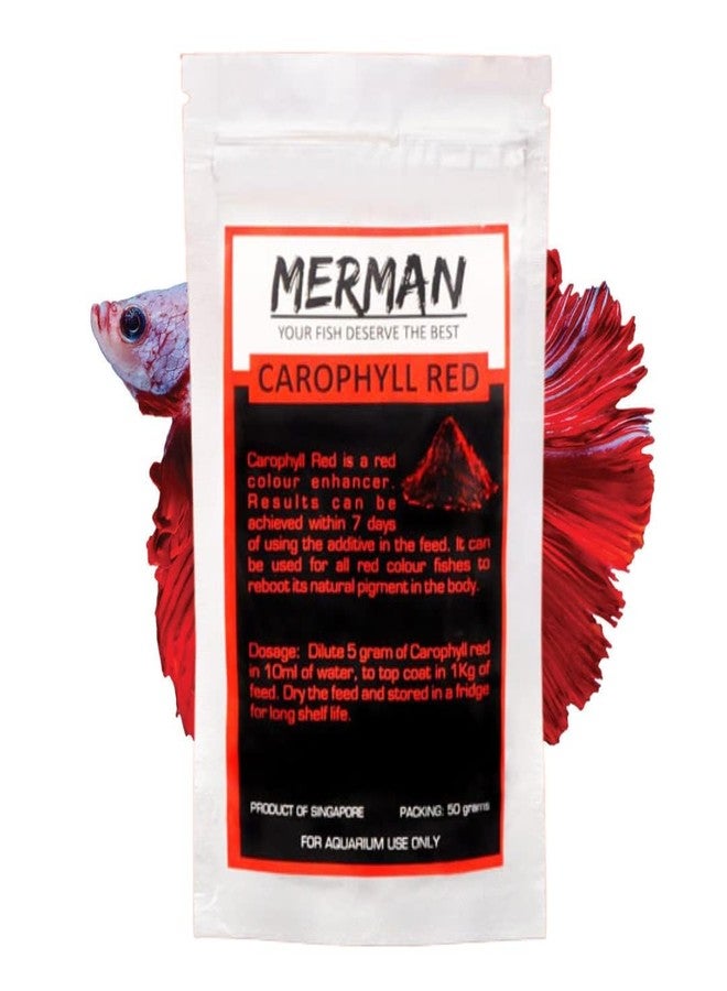 VAYINATO Merman (5G) Aquarium Fish Colour Enhancer Feed Additive Supplement (Carophyll Red (for Red Colouration)) - Image 1